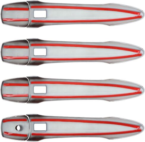 غطاء مقبض الباب الخارجي متوافق مع نيسان باثفايندر 2022 2023 2024 ملحقات واقي مقبض الباب مع 4 فتحات لأجهزة استشعار القفل التلقائي in Kuwait