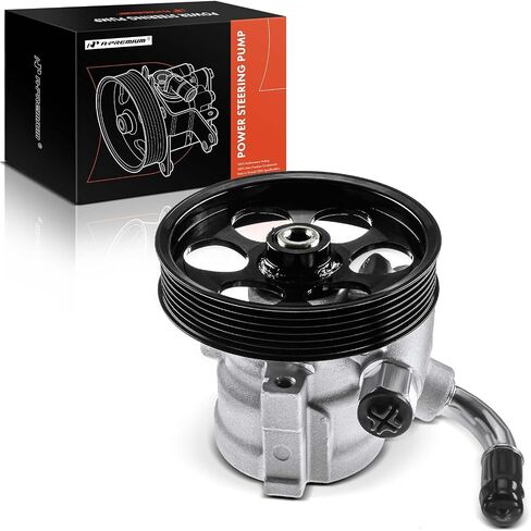 A-Premium Power Steering Pump, with Pulley, Compatible with Hyundai Santa Fe 2007 2008 2009, V6 3.3L Petrol Sport Utility, Replace # N7340138, 571000W500 in Saudi Arabia