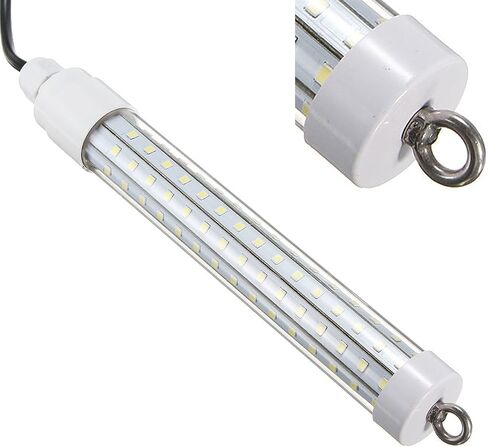 10W LED Underwater Submersilble Night Fishing Fish Light (Cool White) Crappie Shad Squid Boat Kayak Fishing Bait in Saudi Arabia
