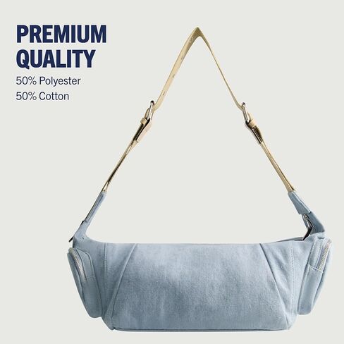 True Religion Women's Shoulder Bag Purse, Slouchy Hobo Handbag with Adjustable Strap and Horseshoe Logo in Saudi Arabia