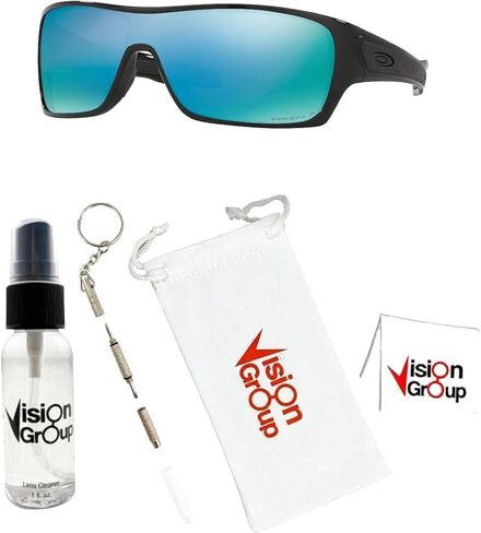 Oakley OO9307 Turbine Rotor Sunglasses+ Vision Group Accessories Bundle in Saudi Arabia
