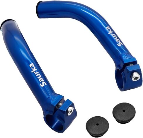 Thinvik Bike Bar Ends, Aluminium Alloy MTB Bicycle Handlebar Ends, Bike Bar Extender, Black in Saudi Arabia