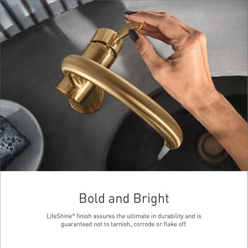 Moen Voss Brushed Nickel Two-Handle Wall Mount Bathroom Faucet Trim Kit, Valve Required, T6906BN in Saudi Arabia
