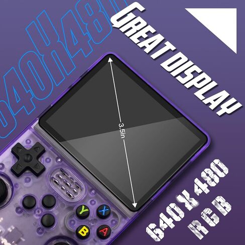 Handheld Game Console, 3.0-inch Retro Video Game Console, Upgraded with 400 Classic Games, 1020mAh Large Battery Capacity, USB Charging, Support TV Connection in Saudi Arabia