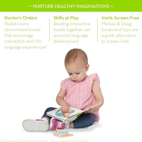 Melissa & Doug Children's Book - Hugs (Board Book with 5 Play Tags to Tuck into Pockets) in Saudi Arabia