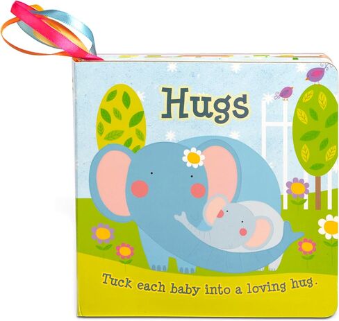 Melissa & Doug Children's Book - Hugs (Board Book with 5 Play Tags to Tuck into Pockets) in Saudi Arabia