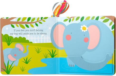 Melissa & Doug Children's Book - Hugs (Board Book with 5 Play Tags to Tuck into Pockets) in Saudi Arabia
