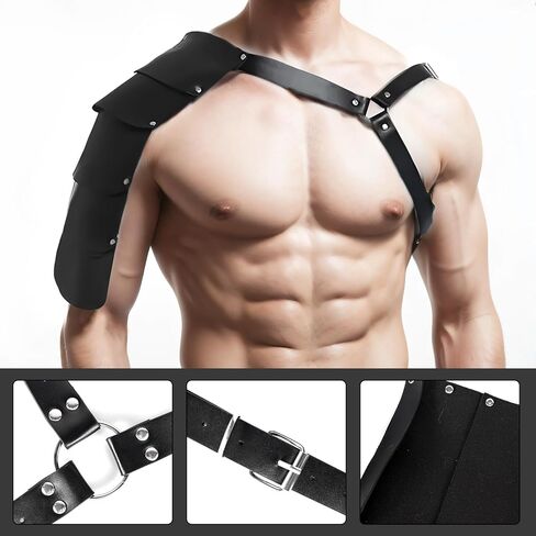 زي فارس العصور الوسطى من LDIWEE إكسسوارات رجالية من عصر النهضة مع حزام رأس شال كلاسيكي لحفلات الهالوين in Kuwait