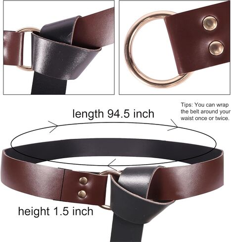 زي فارس العصور الوسطى من LDIWEE إكسسوارات رجالية من عصر النهضة مع حزام رأس شال كلاسيكي لحفلات الهالوين in Kuwait