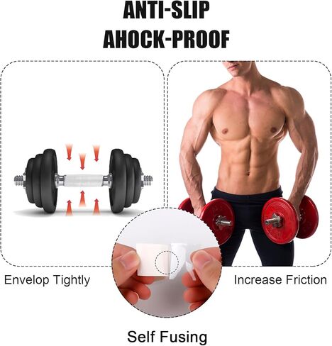 2 لفات من أشرطة السيليكون ذاتية الدمج، 1 بوصة × 10 قدم، شريط سيليكون ذاتي الغلق، شريط إصلاح خرطوم مقاوم للماء، شريط إصلاح الأنابيب، شريط إنقاذ لإصلاح تسربات الخراطيم/الأنابيب في حالات الطوارئ (أبيض) in Kuwait