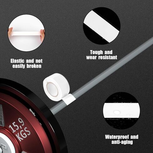 2 Rolls Self-Fusing Silicone Tapes, 1 inch x 10ft Self Sealing Fusing Silicone Tape Waterproof Hose Repair Tape Pipe Repair Tape Rescue Tape for Hose/Pipe Leaks Emergency Repair (White) in Saudi Arabia