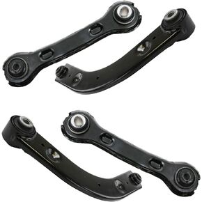 TRQ 4 Piece Suspension Kit Rear Upper Control Arms Lower Forward Toe Links