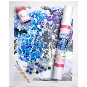 Pink Picasso Kits Botanical Floral Paint by Number for Adults | DIY 16x20 Color by Numbers Canvas Painting Kit for Adult & Teens | As Seen On Shark Tank & Oprah's Favorite Thing | Sincerest Stems