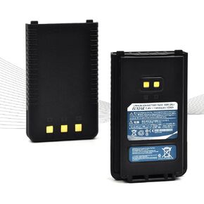(2-Pack) 7.4V SBR-25Li 1950mAh Li-ion Battery Replacement for Yaesu FT-25R FT-65R FTA-250 FT25R FT65R FT-25 FT-65 Handheld Radios Walkie Talkies