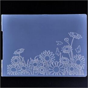 Flowers Sunflowers Butterfly Plastic Embossing Folders for Card Making Scrapbooking and Other Paper Crafts 22052522