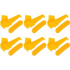 Motoforti 6 Sets Tire Changer Plastic Insert Tire Demount Head Tire Machine Guard Wheel Side Protector for Mount Demount Duck Head Tyre Repair 2.32"x0.75"x1.14"