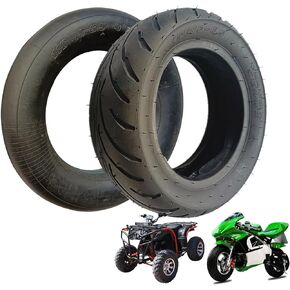 90/65-6.5 Tire And Tube Set 90/65-6.5 Tire With Tube Electric Scooter Tires 90/65-6.5 For 47cc 49cc Mini Pocket Bike Pocket Rocket Mta1 Mta2 Electric Scooters Dirt Bike