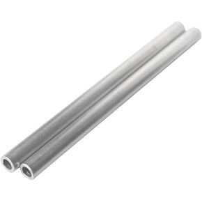 MetalSpacersOnline 6061 Round Aluminum Tube 1/2" OD x 5/16" ID 8" Long Seamless Straight Pipe Tubing for DIY (2 pack)