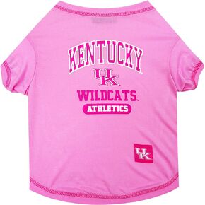 Pets First NCAA LSU Tigers Pet Pink T-Shirt, Medium. - Dog Pink Outfit.