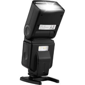 Andoer Universal Flash Speedlite GN40 Adjustable LED Fill Light On-camera Flash With Bracket Replacement for Canon Nikon Olympus Pentax DSLR Cameras