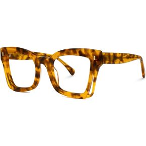 Zeelool Vintage Square Glasses Frame for Men Women with Non-prescription Clear Lens Dayana ZJGA998707