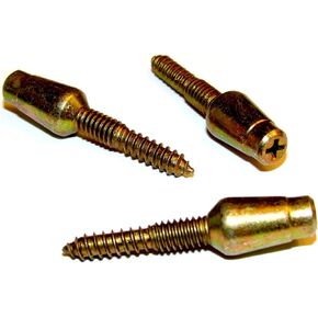 Door Hinge Security Pins / Screws / Stud, 3-Pack Kit