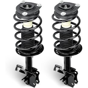 Front Complete Struts Assembly w/Coil Spring Shock Absorber Compatible with 2007 2008 2009 2010 2011 2012 Nissan Sentra, Replace for 172378 172379 2Pcs