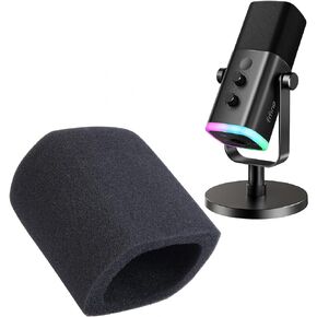 Fifine AM8 Mic Pop Filter - Microphone Cover Compatible with Fifine XLR Dynamic Microphone, Soundproofing Noise Reduction, Improving Sound Quality, Pop Filter for Fifine Mic by SUNMON