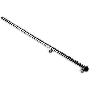 MARINE CITY 316 Stainless Steel Rail Mount Flag Staff Pole - Bright Polished Finish, 32 Inches - Ideal for Boats, Yachts, Marines, RVs, Fishing Boats