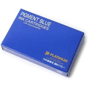 Platinum Pigment Cartridge Ink (Box of 10) Blue