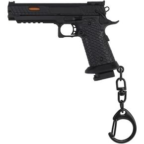Hi-CAPA 1911 Pistol Key Chain 1:4 TTA Tactical Detachable Mini Pistol Keychain Black