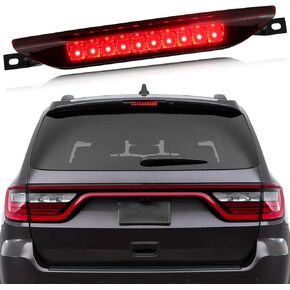 High Mount Stop LED Third Brake Light Fit For 2011-2017 Dodge Durango Jeep Grand Cherokee Dodge Caliber Jeep Compass(Red)
