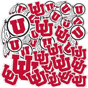 Desert Cactus University of Utah Sticker UT Utes Vinyl Decals Laptop Water Bottle Car Scrapbook T1 (Type 1-1)