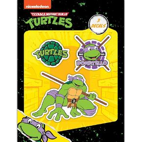 TMNT Teenage Mutant Ninja Turtles Vinyl Decals - Leonardo, Raphael, Michelangelo, Donatello Ninja Turtle Stickers for Car Water Bottle Bike Helmet Laptop Skateboard Outdoor Rated Water Resistant