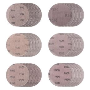 5 Inch Sanding Disc Hoop and Loop Mesh Abrasive Dust Free Anti-Blocking Net Sandpaper 30 Pieces 80 Grit Sanding Sheets for Drywall Sander,Auto Body, Wood, Metal