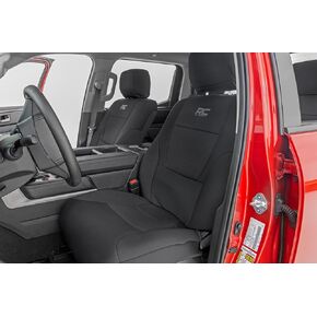 Rough Country Neoprene Seat Cover Set for 22-23 Toyota Tundra | CrewMax - 91049