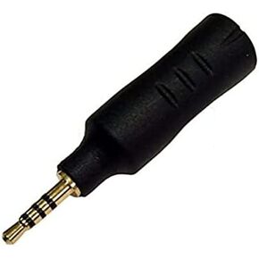 2.5mm Male to 3.5mm Female Audio Adapter Converter Headphone Earphone Headset 3 Ring Jack - Stereo or Mono