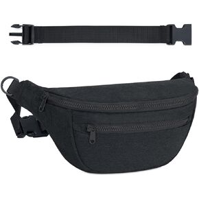sportsnew Large Fanny Packs for Women, Waist Pack Fashion Crossbody Belt Bags for Walking Running Hiking Travel Bag Beige patent pending