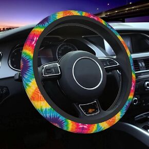 Comfortable Car Steering Wheel Cover Universal Fit 15 inches with Panda Design