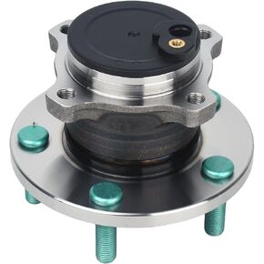 KUSATEC 512347 Rear Wheel Bearing Hub Assembly for 2004-2013 Mazda 3 2009-2013 Mazda 3 Sport 2006-2017 Mazda 5, 5 Lug w/ABS