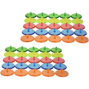 100pcs Golf Ball Mark Green Accessories Golf Balls Colored Tools for Men Plastic Position Marker Markers Clips Plastic Markers Golfs Ball Marker Ball Positioning Markers Hat Clip