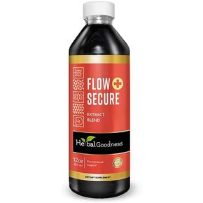 Flow Secure 12oz - Premium Menstrual Cycle Support Buddy, Enriched with Womens Vitamins for Hormone and Estrogen Balance as Well as Cognitive and Mood Boost - 1btl - Herbal Goodness
