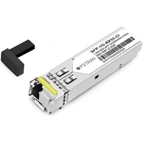 1000BASE-BX BiDi SFP Optical Transceiver Module Compatible with Cisco GLC-BX-20D 1550nm-TX/1310nm-RX 20km DOM Simplex LC SMF