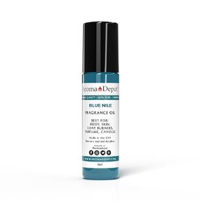 Aroma Depot 10ml Roll On Blue Nile Perfume Oil for making, Body Oil, Soap, Candle Making & Incense. Our version is a Premium Quality Undiluted & Alcohol Free