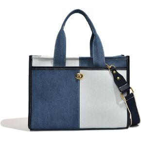GLOD JORLEE Tote Bags for Women,Top-handle bags,Jeans Purses,Denim Hobo Shoulder Handbag for Travel,Shopping,Work