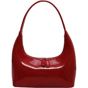Retro Underarm Bag for Women Y2k PU Leather Chic Purses Small Hobo Shoulder Bag Handbag Clutch 2023 Christmas Gift