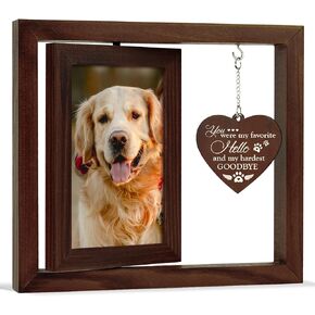Dog Loss Sympathy Gift, Pet Memorial Gifts for Dogs Cats - Dog Memorial Picture Frame for 6x4 Photo - Dog Memorial Gifts for Loss of Dog - Bereavement Gifts for Pet Loss