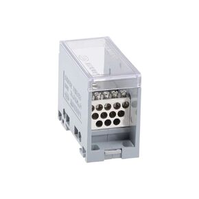 uxcell 1 Input 12 Output 35mm DIN Rail Terminal Blocks 690V Connectors Distribution Block
