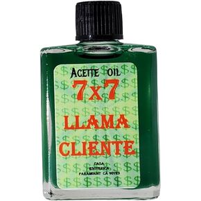 7x7 Attract Customers Oil (7x7 Llama Cliente Aceite) Spiritual Anointing Oil by CASA ESOTERICA MAGICK SPACE - Increase Business Sales & Customer Traffic - Boost Your Profits Today!-0.5 FL OZ (1 Pack)
