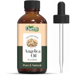 Angelica (Angelica Archangelica) Oil | Pure & Natural Essential Oil for Skincare, Massage, Aroma & Diffusers - 30ml/1.01fl oz